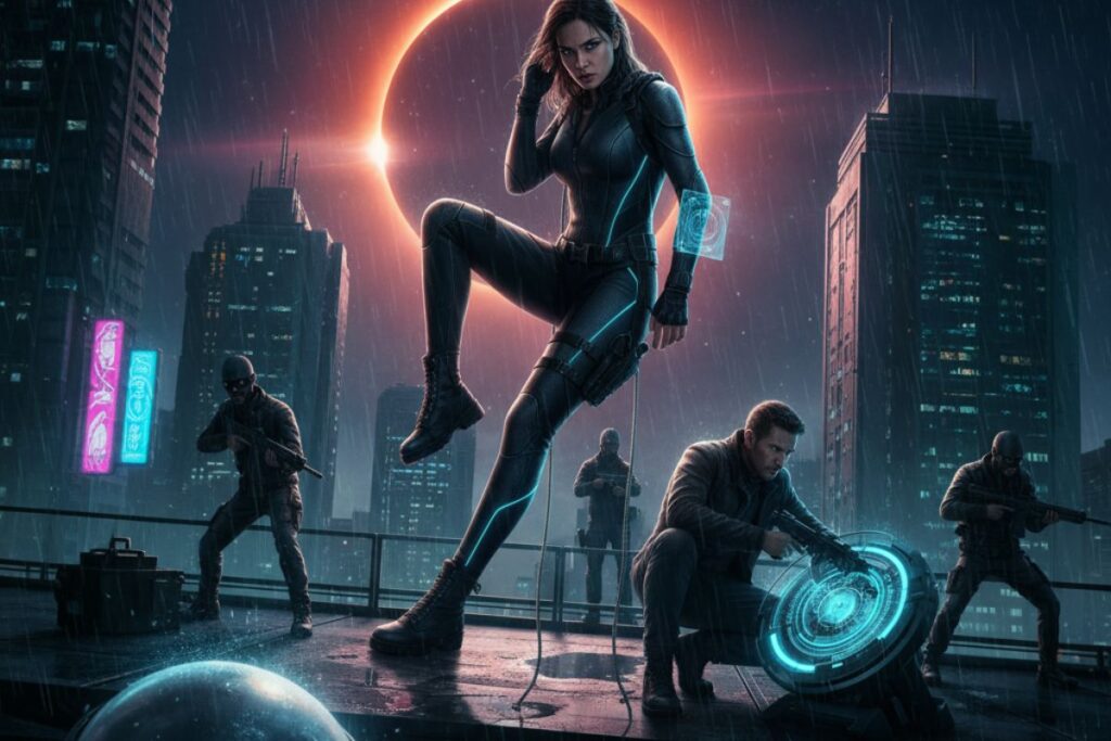 Operação Eclipse um grupo secreto tenta impedir um ataque global antes do nascer do sol. 15 Operação Eclipse um grupo secreto tenta impedir um ataque global antes do nascer do sol.