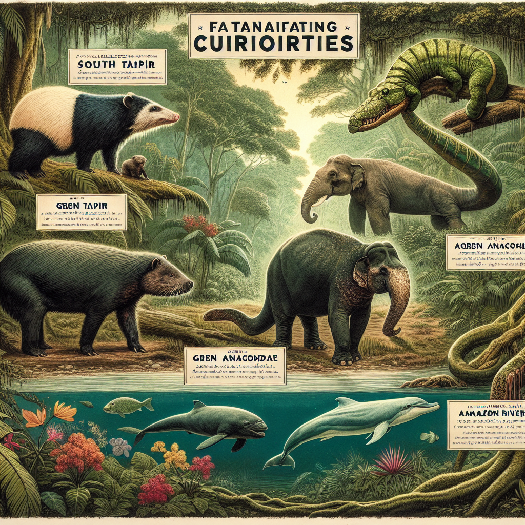 15 Curiosidades Fascinantes sobre os Animais da Amazônia 2 animais do Amazonas illustration for 15 Curiosidades Fascinantes sobre os Animais da Amazônia