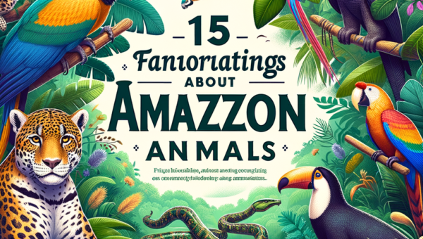 animais do Amazonas illustration for 15 Curiosidades Fascinantes sobre os Animais da Amazônia