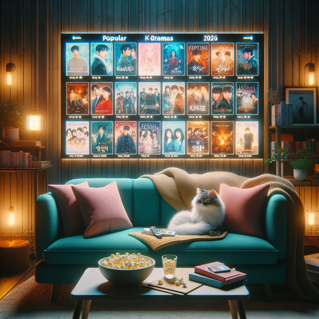 Illustration of Doramas Mais Assistidos de 2026: K-Dramas em Alta Este Ano