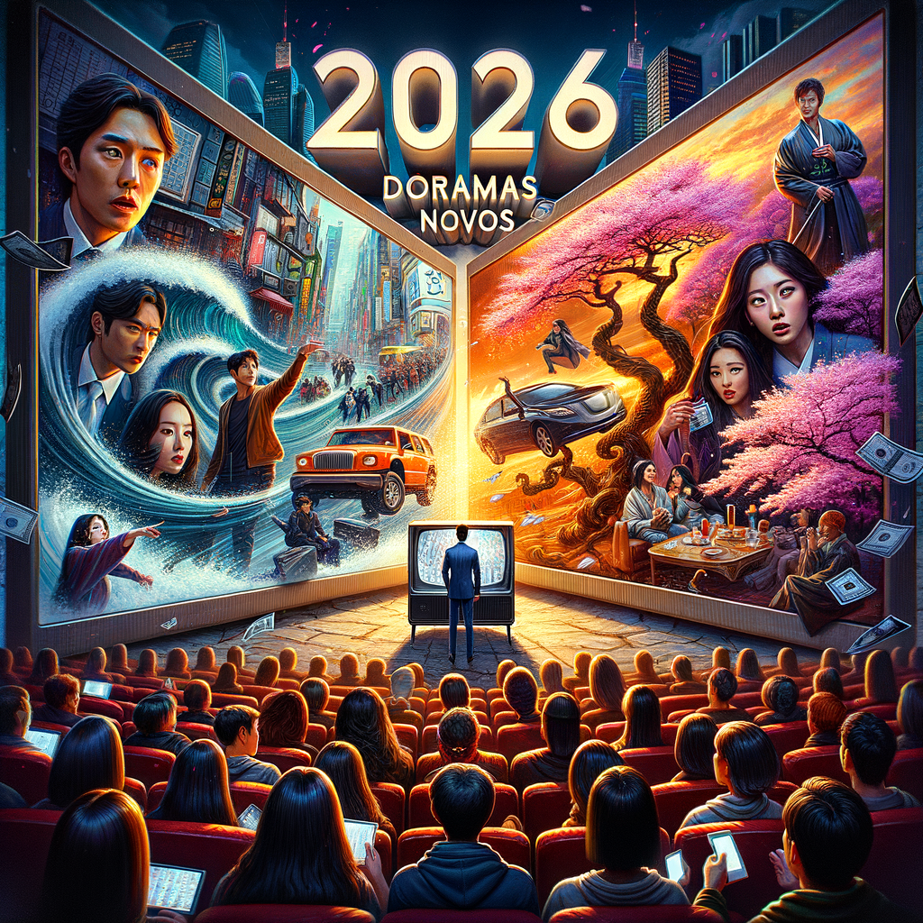 Illustration of Doramas Novos 2026: Lançamentos Coreanos Imperdíveis Que Você Precisa Ver