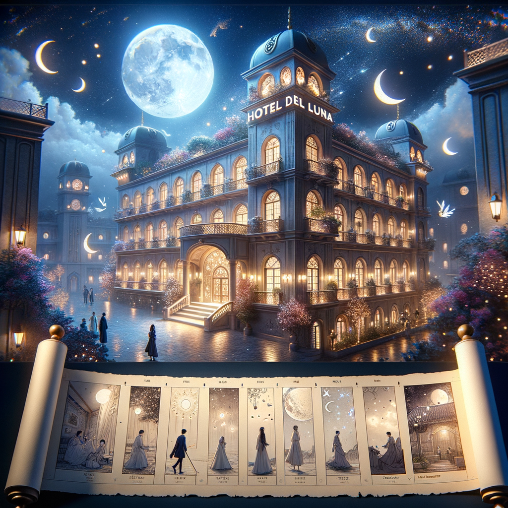 Illustration of Hotel Del Luna: Complete K-Drama Guide to Episodes, Characters & Themes