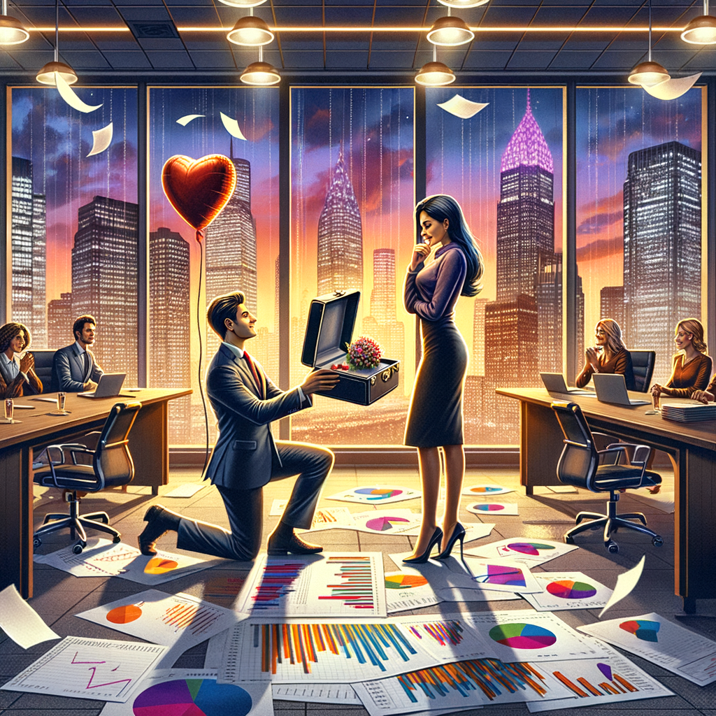 proposta comercial illustration for Pretendente Surpresa (Business Proposal): Amor e Reviravoltas Corporativas
