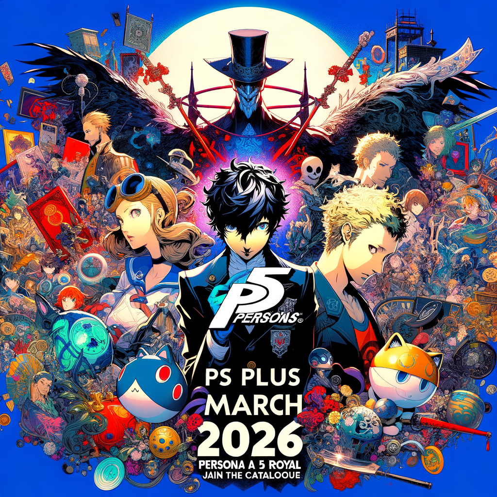Illustration of PS Plus Março 2026: Persona 5 Royal pode entrar no catálogo