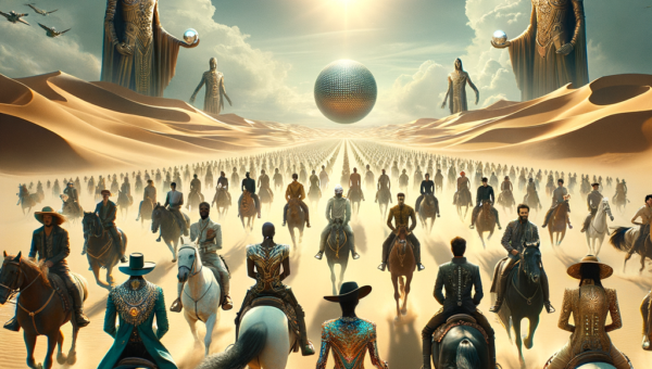 Steel Ball Run anime illustration for Steel Ball Run (JoJo's Bizarre Adventure): Data de Estreia, Trailer, Guia Completo