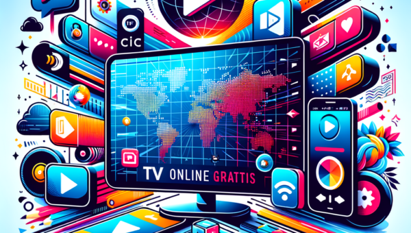 Illustration of TV Online Gratis: Mejores Canales, Apps y Cómo Ver